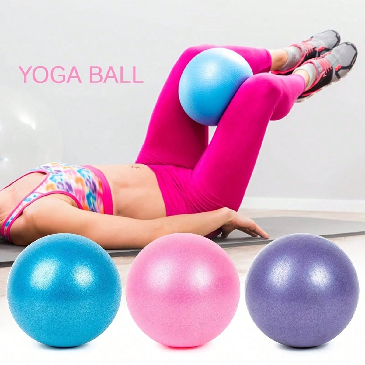 Pilates Yoga Ball Exercises - 1pcs Mini Exercise Pilates Yoga Ball