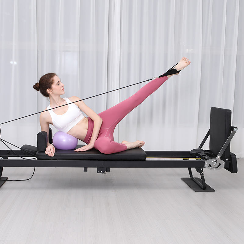 Pilates Yoga For Weight Loss - Large Folding Durable Portable Pilates Reformer