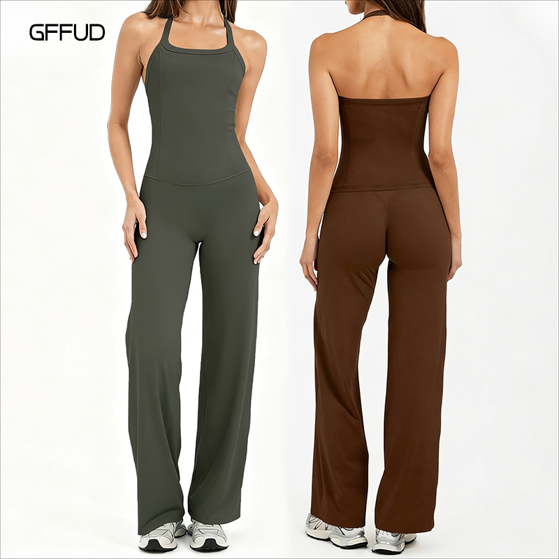 Pilates In Yoga Pants - Halter Yoga Vest Shockproof GYM Sports