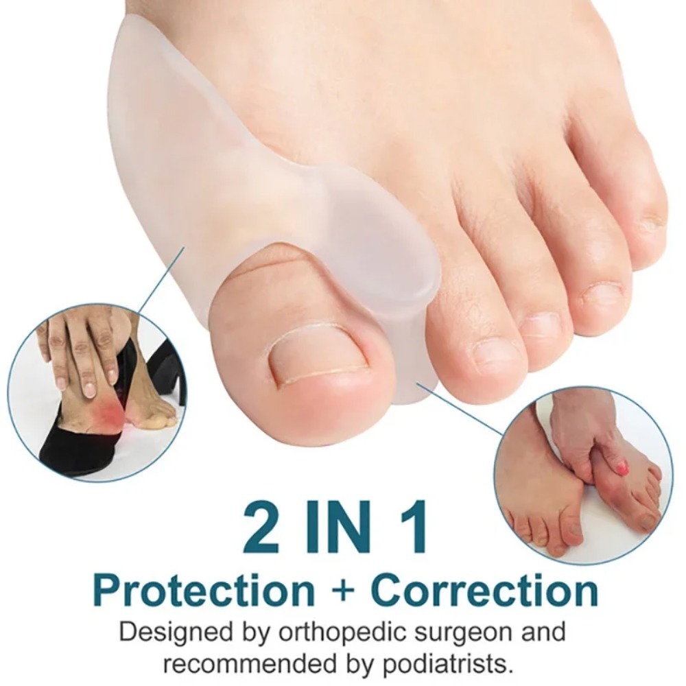 2PCS Silicone Gel Thumb Correc - Toe Separator Silicon recensie en prijs
