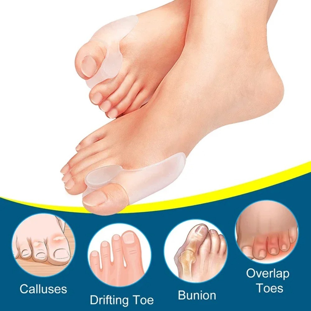 2PCS Silicone Gel Thumb Correc - Toe Separator Silicon recensie en prijs