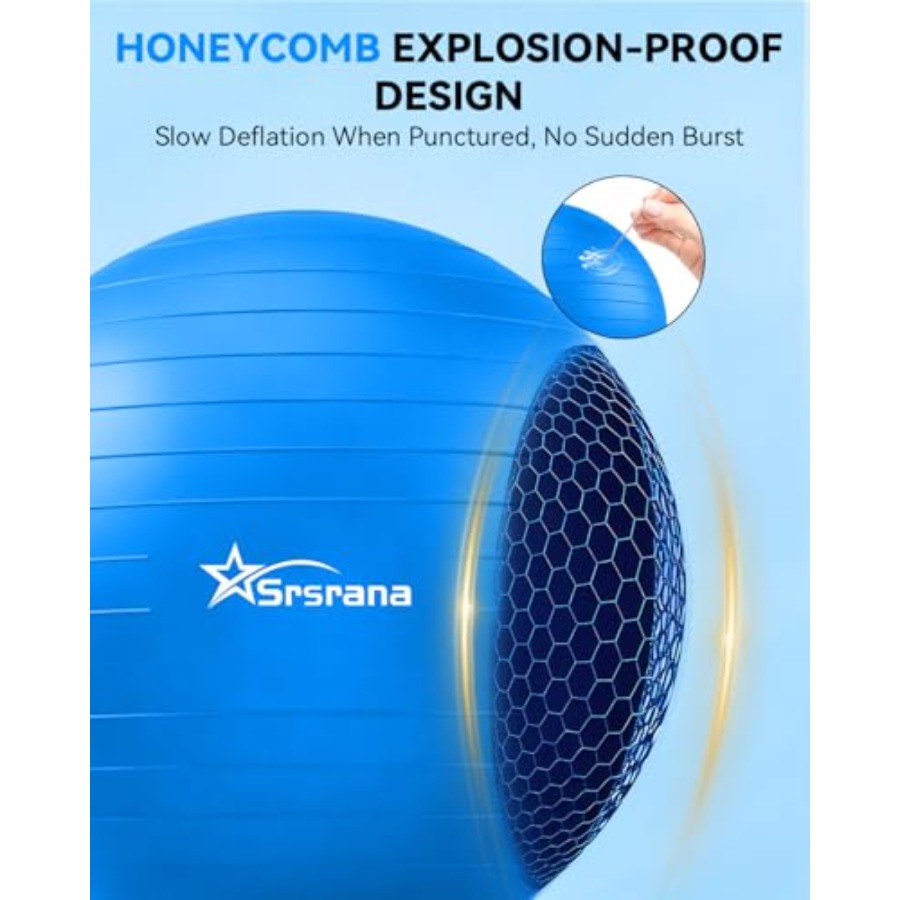 Exercise Ball - Anti-Burst Yog - Pilates Yoga Ball Exercises recensie en prijs