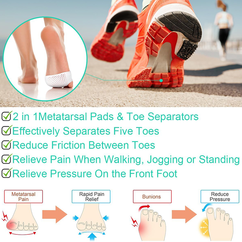 Forefoot Pads Shoe Pad Silicon - Toe Separator Silicon recensie en prijs