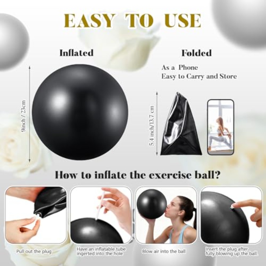 40 Pcs 9 Inch Exercise Pilates - Pilates Yoga Ball Exercises recensie en prijs