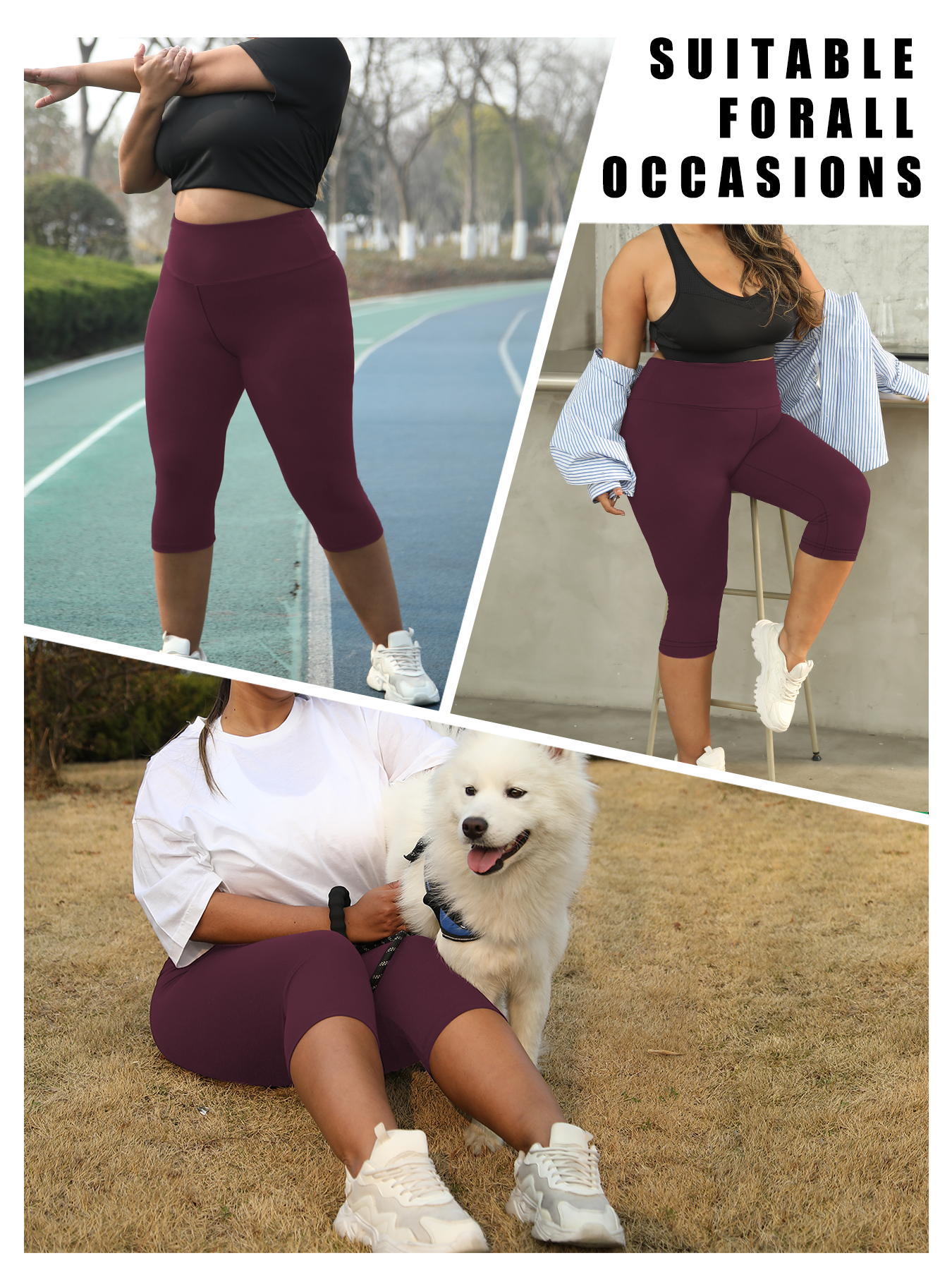Plus Size Women's High Waisted - Pilates Yoga Leggings recensie en prijs