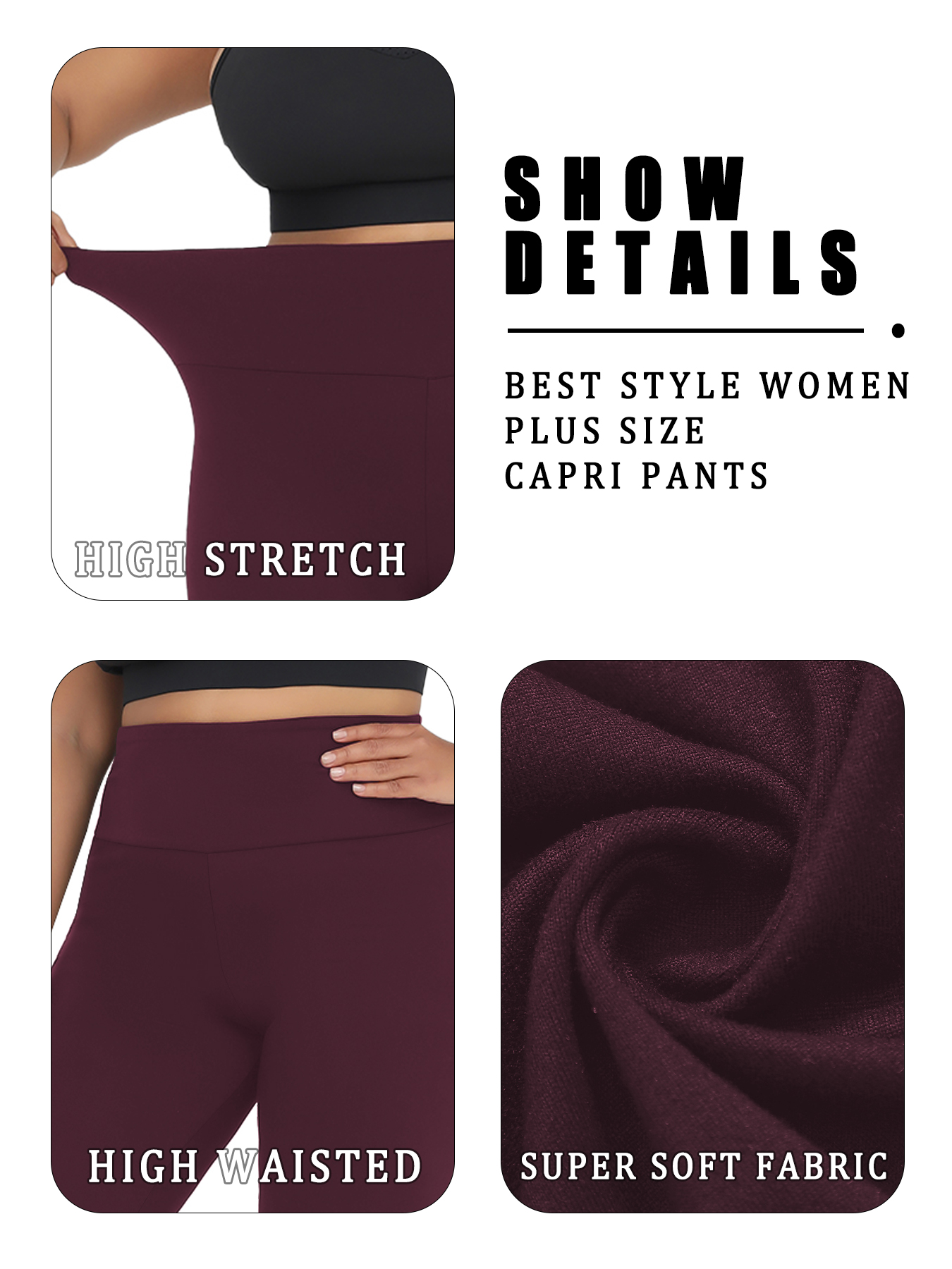 Plus Size Women's High Waisted - Pilates Yoga Leggings recensie en prijs