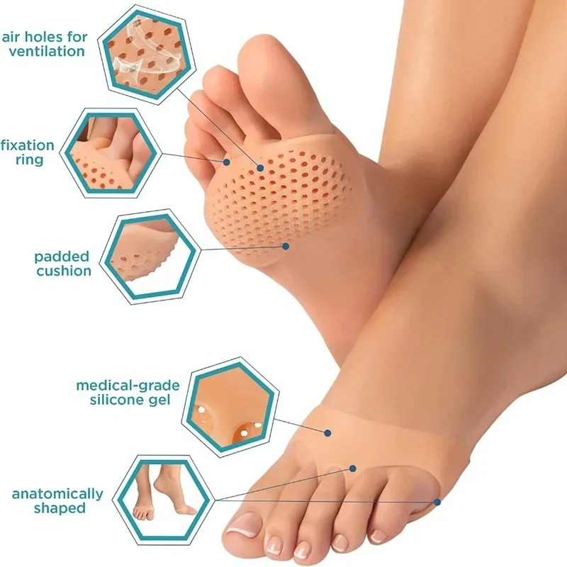 2pcs Silicone Metatarsal Pads  - Toe Separator Silicon recensie en prijs