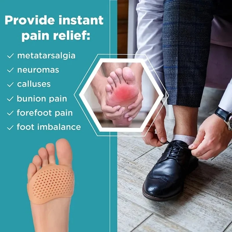 2pcs Silicone Metatarsal Pads  - Toe Separator Silicon recensie en prijs