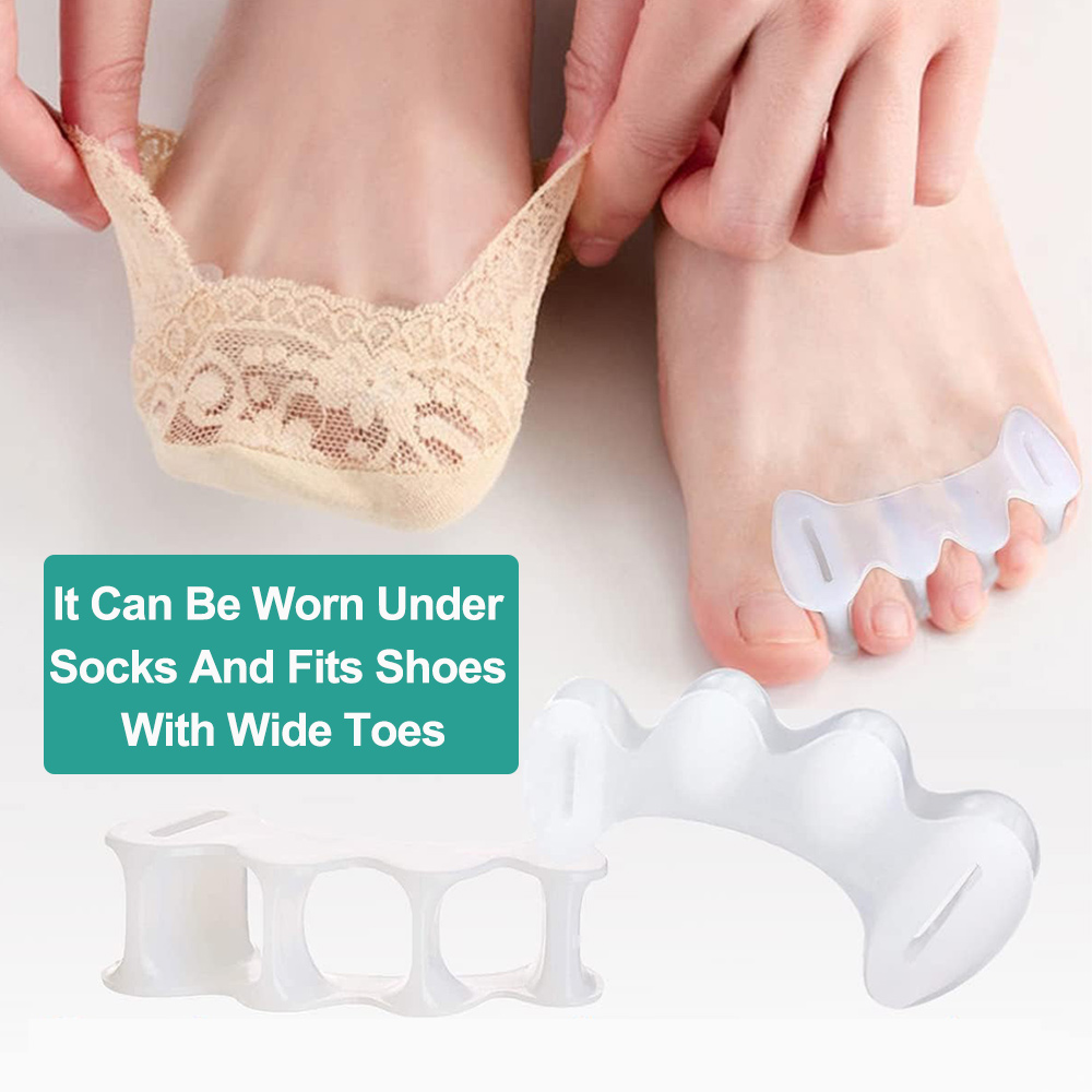 1Pair Gel Hard Silicone Toe Fi - Toe Separator Silicon recensie en prijs