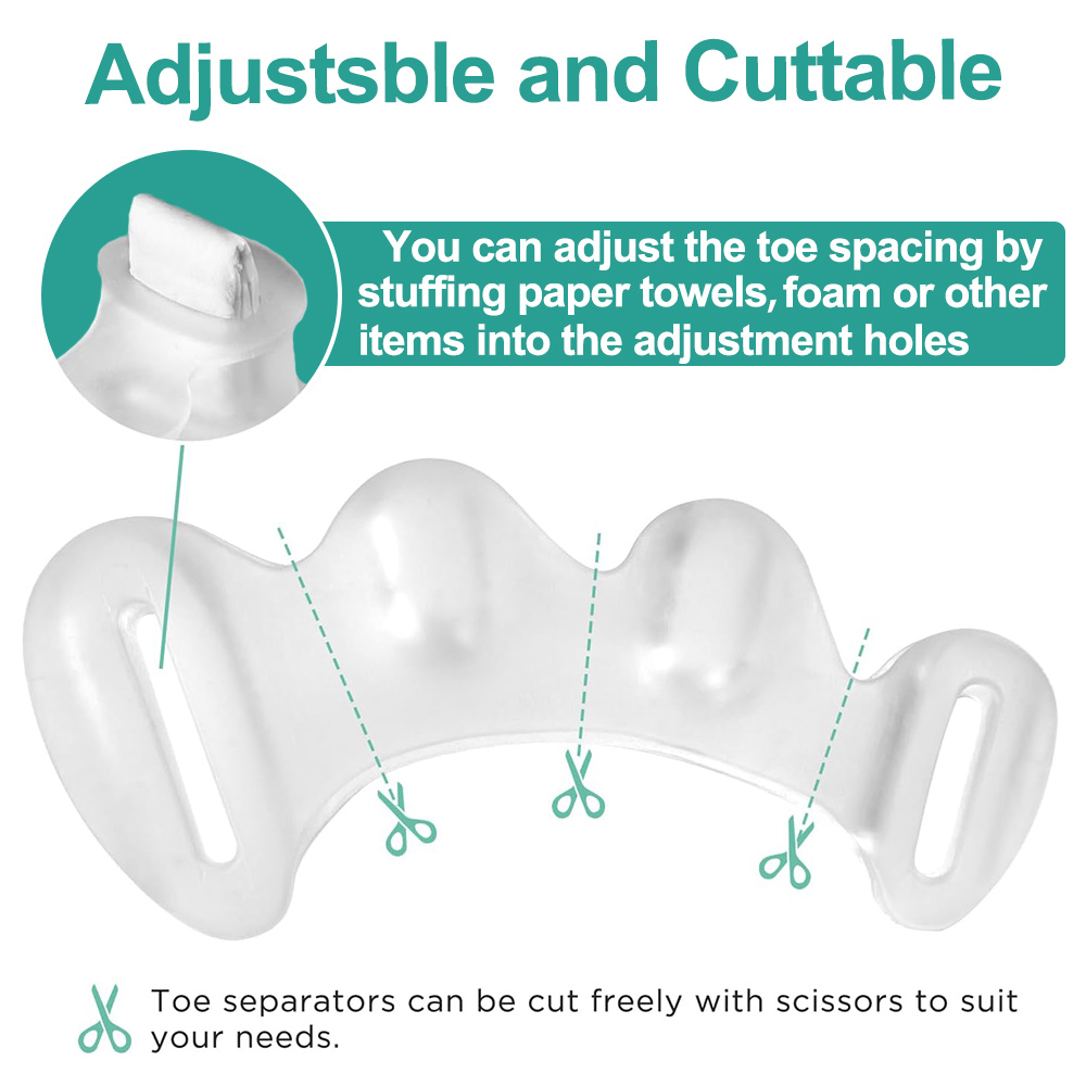 1Pair Gel Hard Silicone Toe Fi - Toe Separator Silicon recensie en prijs