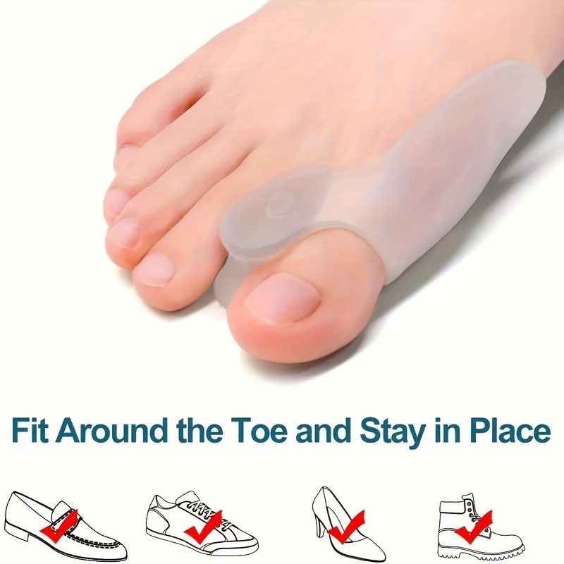 1 pair of silicone toe covers, - Toe Separator Silicon recensie en prijs