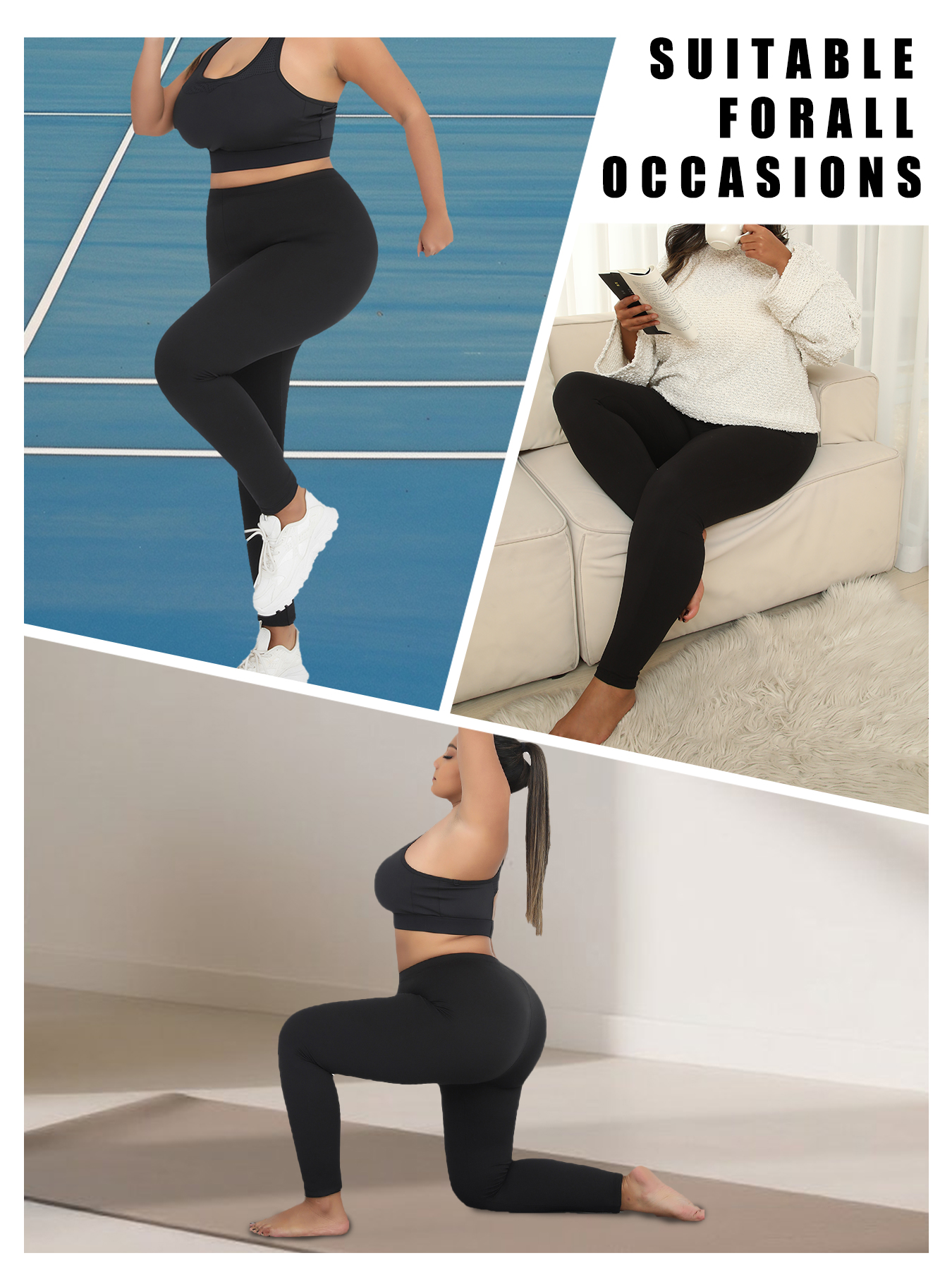 Plus Size Super Soft Sport Leg - Pilates Yoga Leggings recensie en prijs