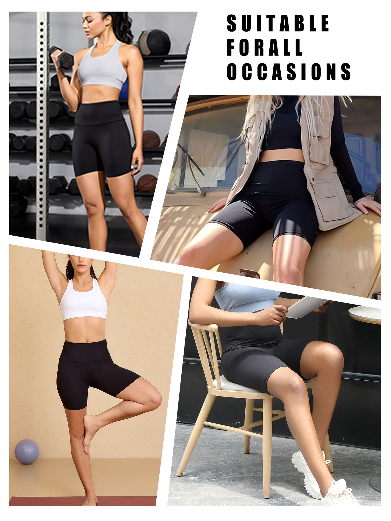 Plus Size Biker shorts for Wom - Pilates Yoga Leggings recensie en prijs
