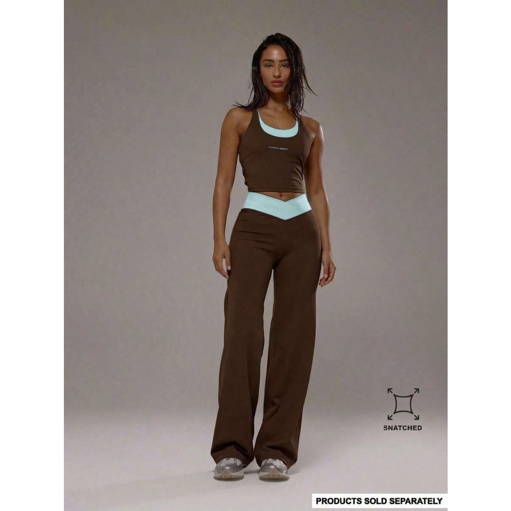 Sport Cross Waistband Layered  - Pilates In Yoga Pants recensie en prijs