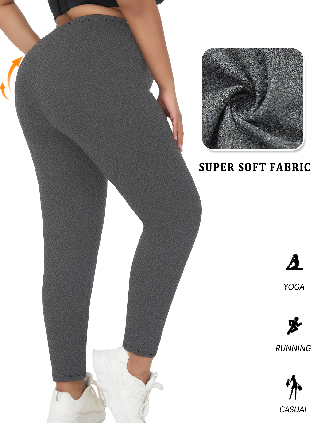 Plus size Women's Low Rise Wor - Pilates Yoga Leggings recensie en prijs