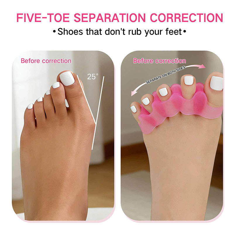 1Pair Silicone Toe Separators  - Toe Separator Silicon recensie en prijs