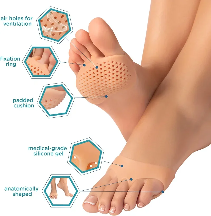 Silicone Metatarsal Pads Toe S - Toe Separator Silicon recensie en prijs